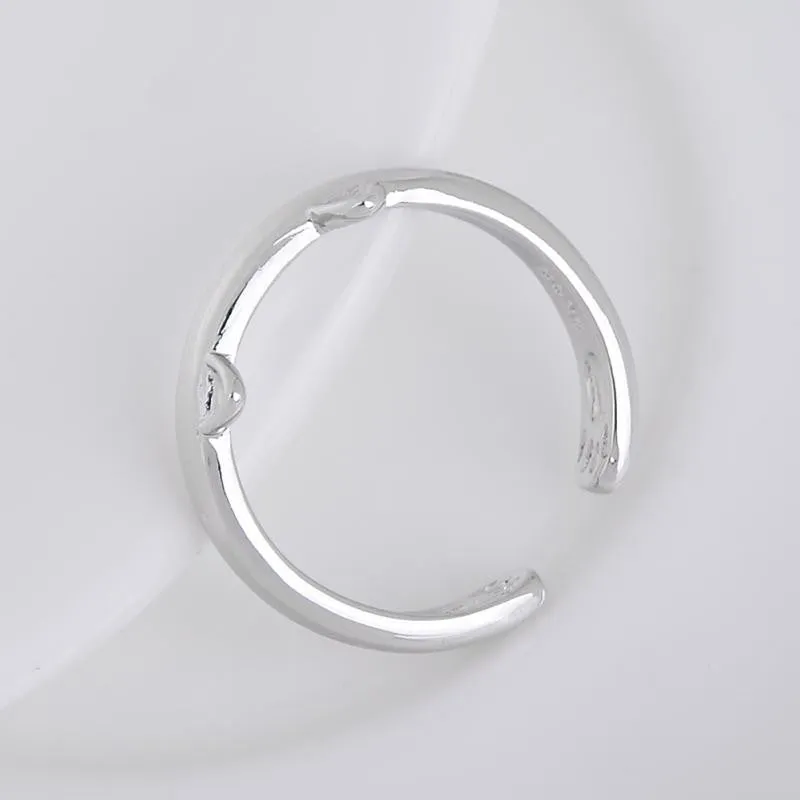 Silver Plated Cat Ear Ring Jewellery