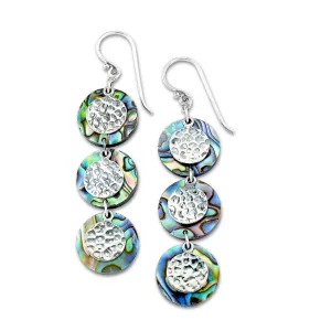 SS Abalone Drop Earrings